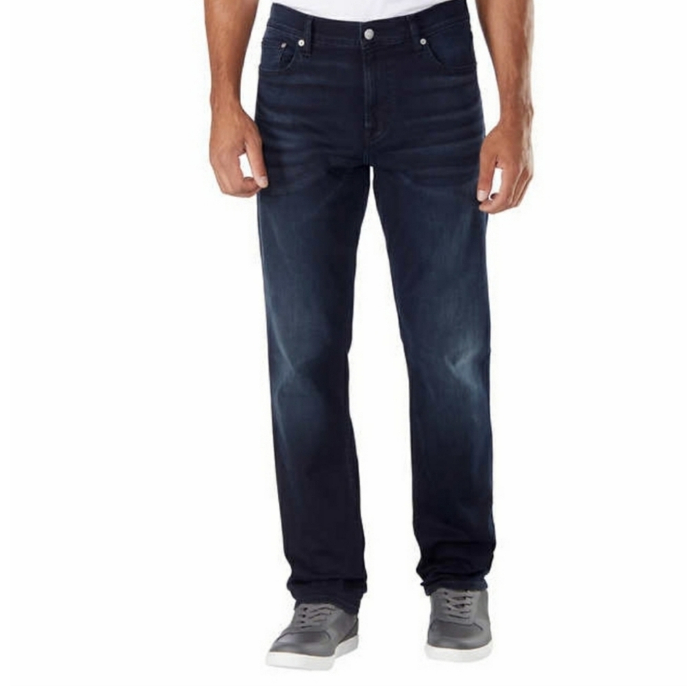 New Calvin Klein Jeans Mens Straight Leg Multi Sz Denim Blue Stretch Deuim